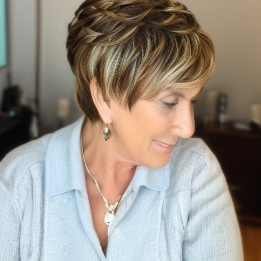 Example 6 of of hairstyles for 60 year old woman image