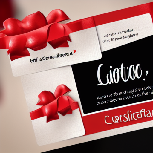 A gift certificate to her favorite restaurant image