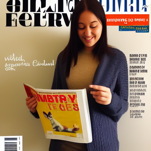 A subscription to her favorite magazine image